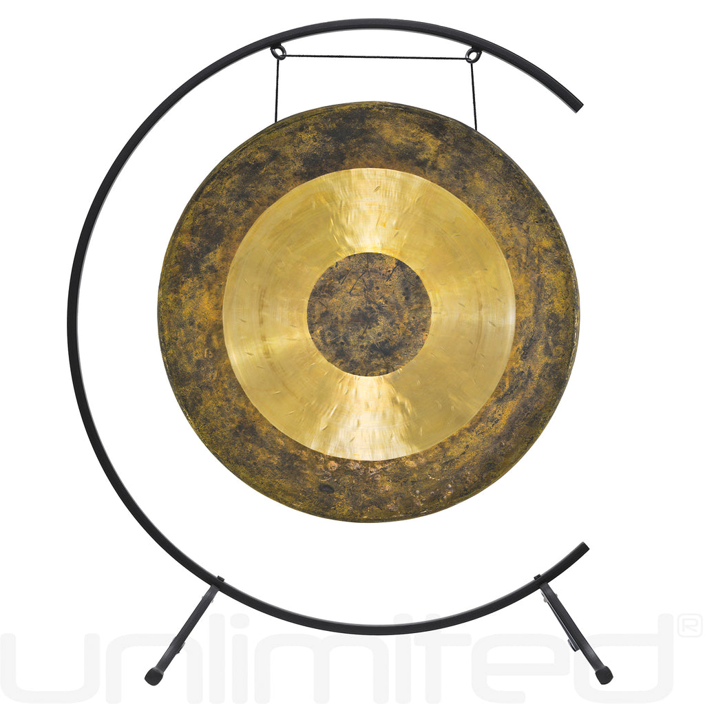 24" Chinese Gongs on the Warm Embrace Gong Stand