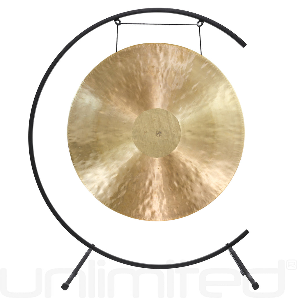 24" Chinese Gongs on the Warm Embrace Gong Stand