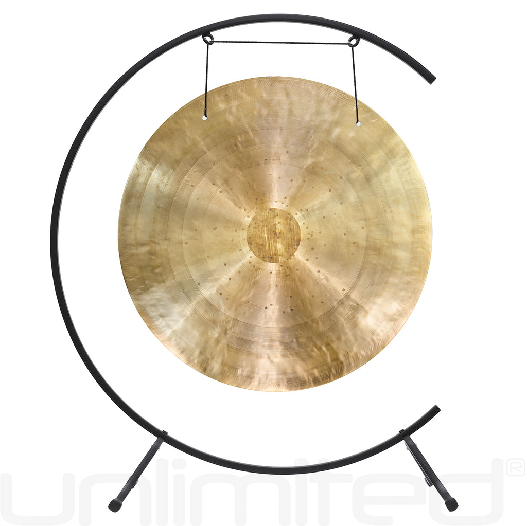 24" Chinese Gongs on the Warm Embrace Gong Stand