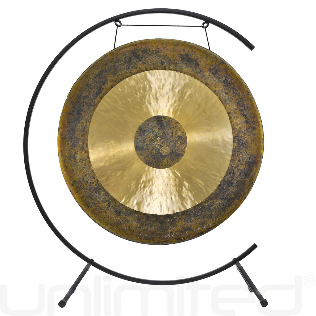 26" Chinese Gongs on the Warm Embrace Gong Stand