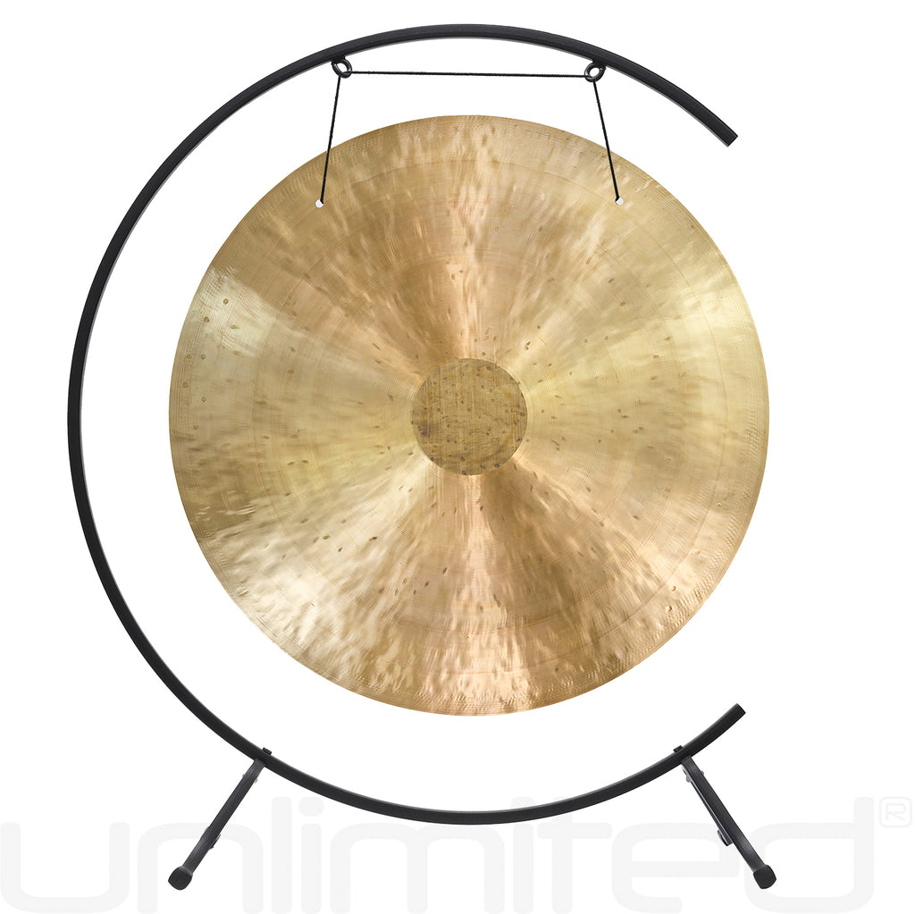 26" Chinese Gongs on the Warm Embrace Gong Stand