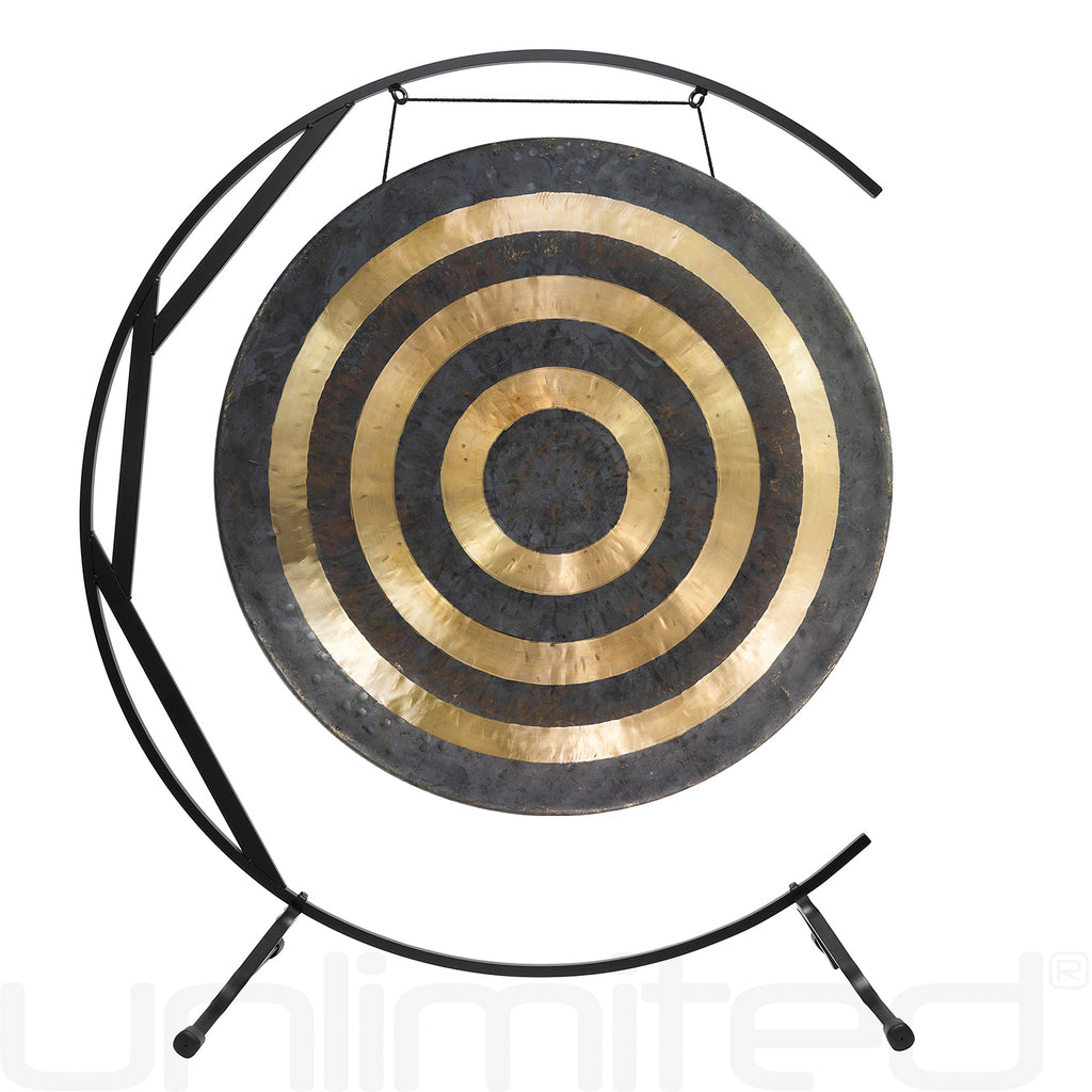32" Chinese Gongs on the Welcoming Stand