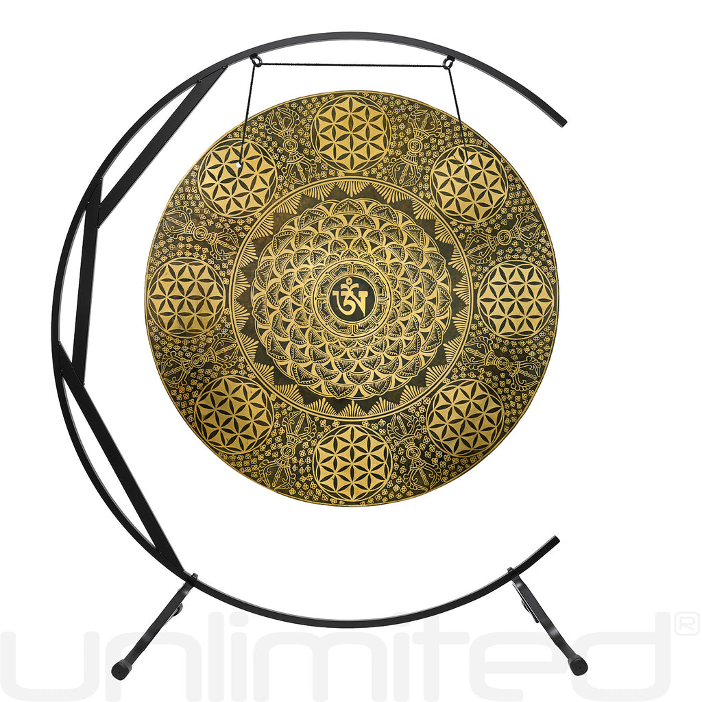 24" Bountiful Spirit Gongs on Stands