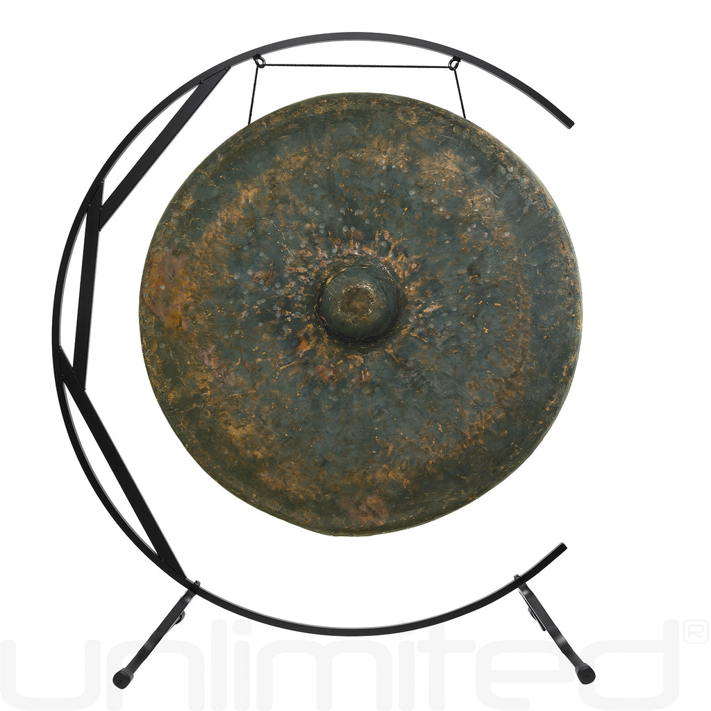 The Great Mother Tesla Gongs on Stands