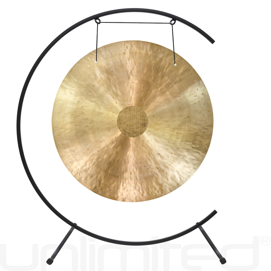 24" Chinese Gongs on the Welcoming Gong Stand