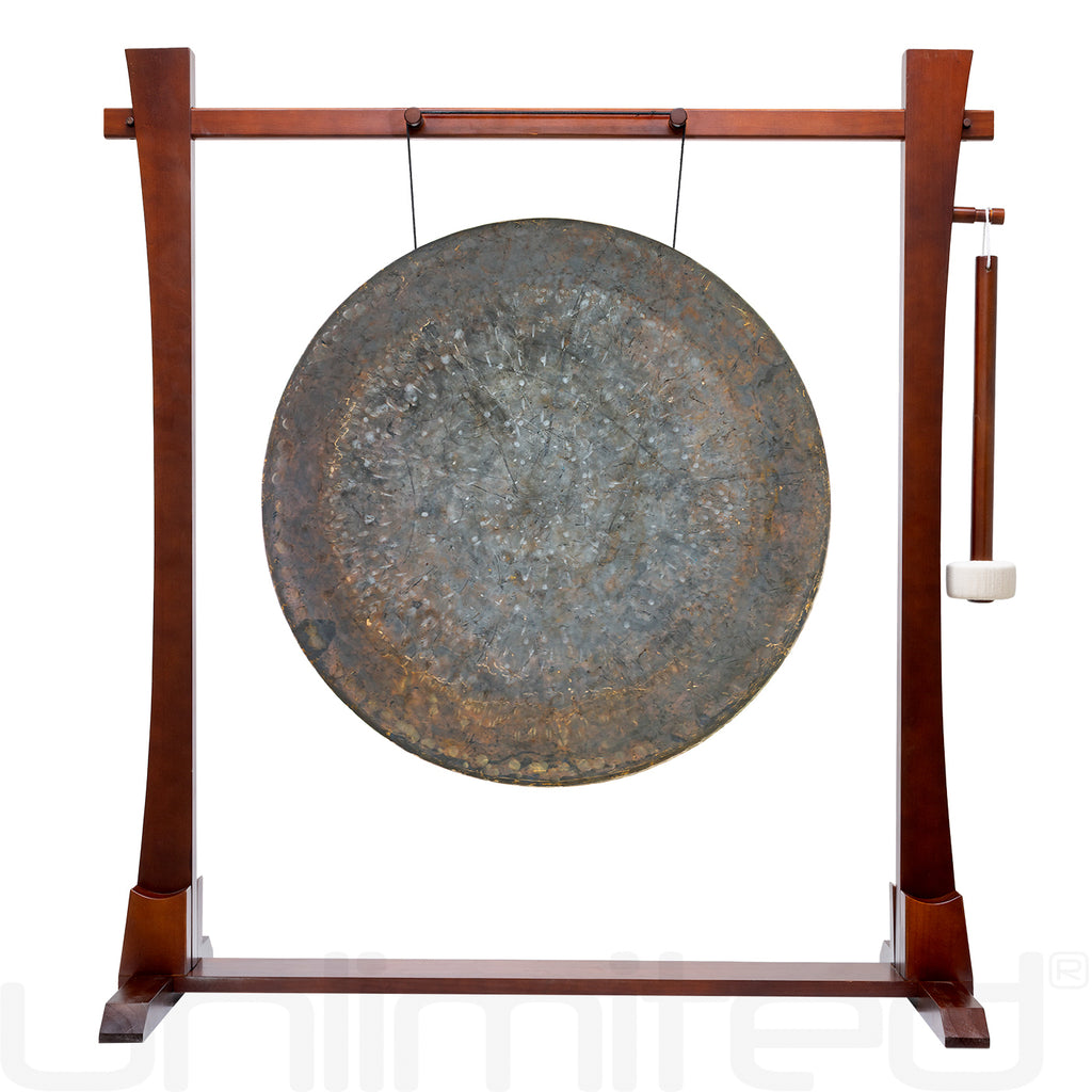 28" Chinese Gongs on the Spirit Guide Gong Stand