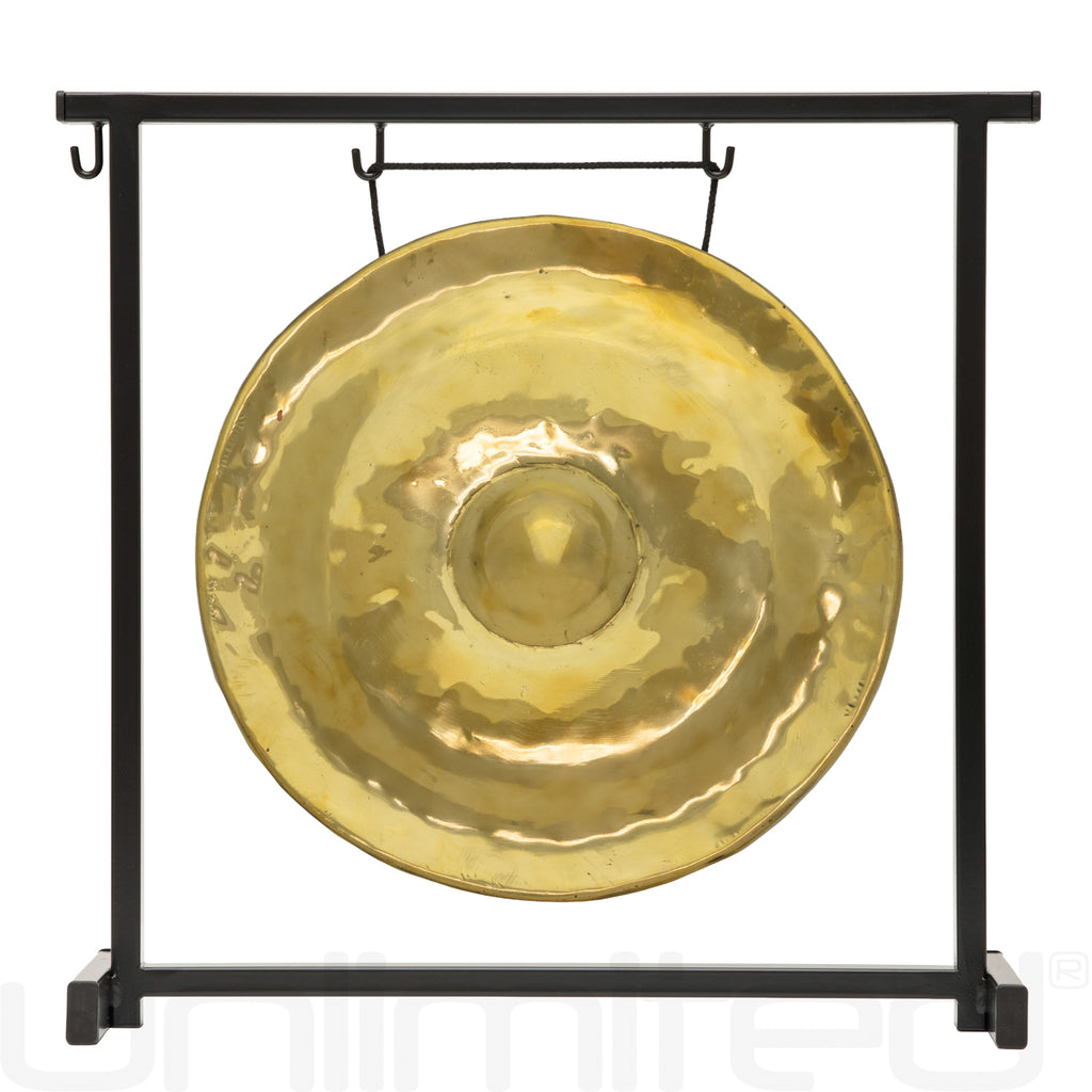 Thai Golden Nipple Gongs on Stands