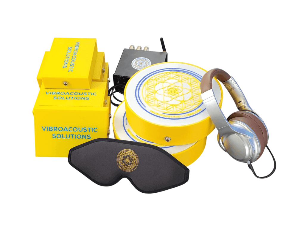 Vibroacoustic Therapy Massage Table Attachments with custom Amplifier Bundle