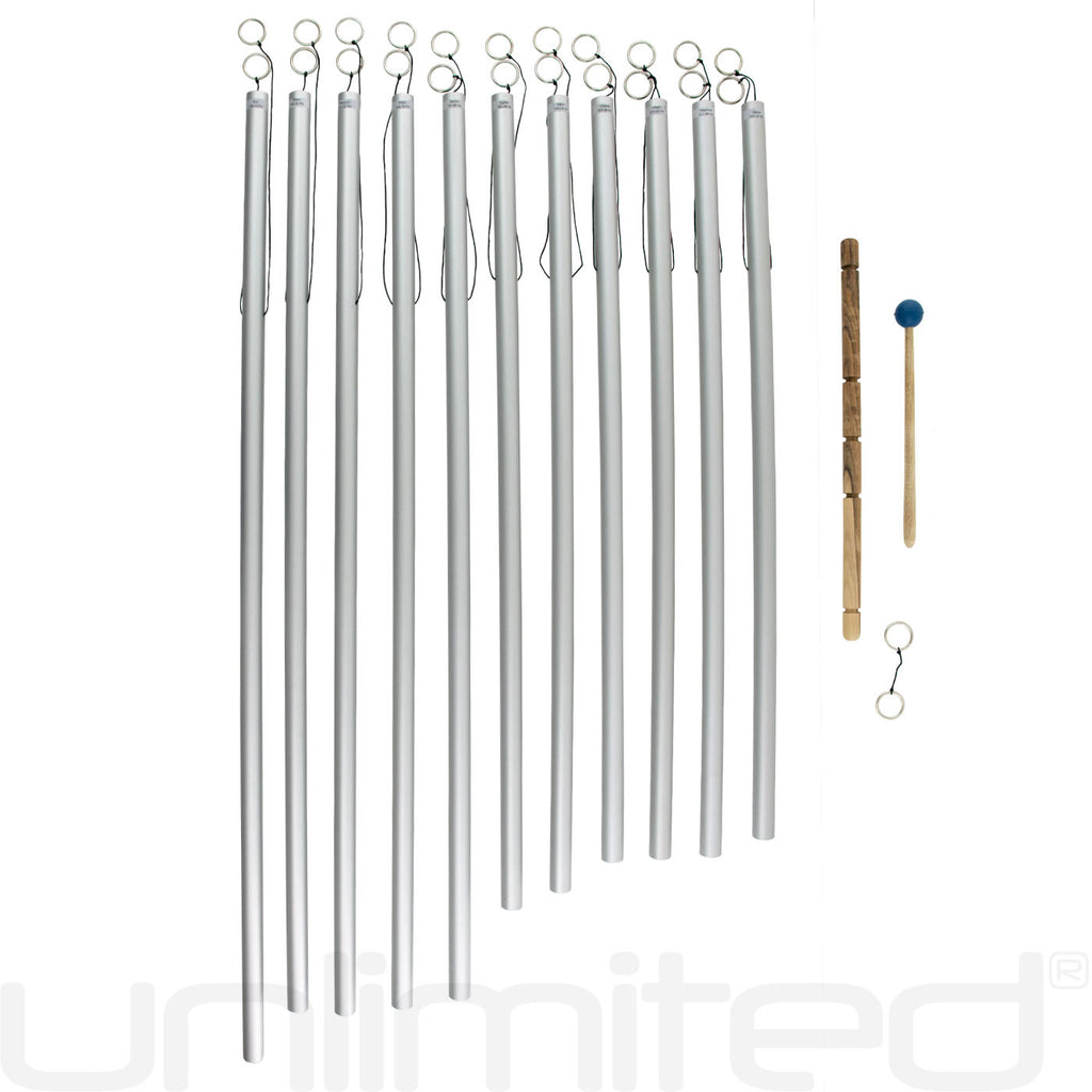 Set of 11 Planetary Tuned Healing Chimes