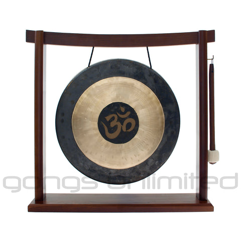 Om Gongs on Stands - Gongs Unlimited