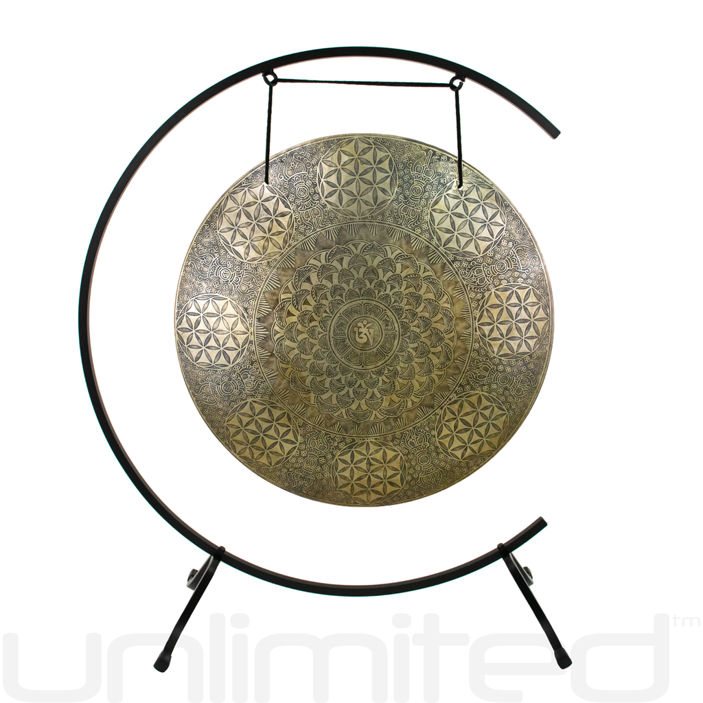 24" Bountiful Spirit Gongs on Stands