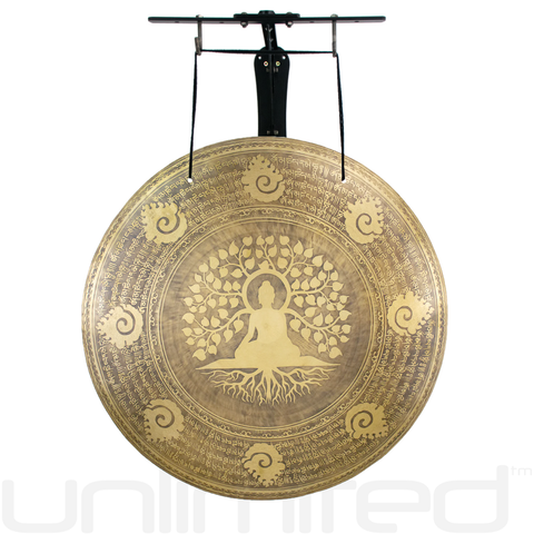 23" to 25" Bodhi Tree Gongs on the Internal Wave Gong Hanger