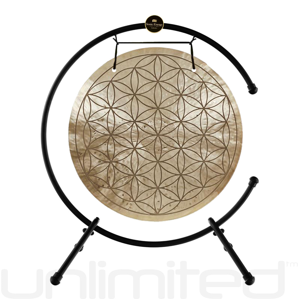 Flower of Life Gongs on Stands - Gongs Unlimited