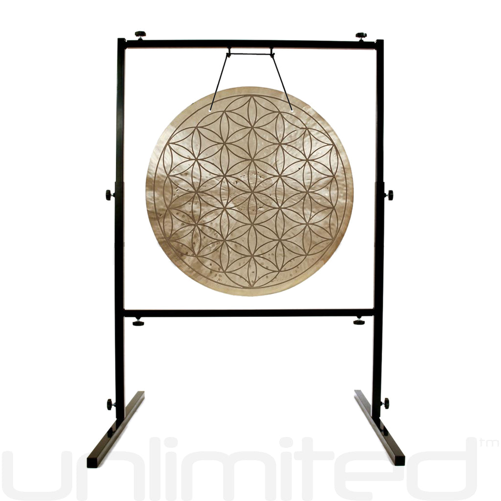 Flower of Life Wind Gongs on Stands