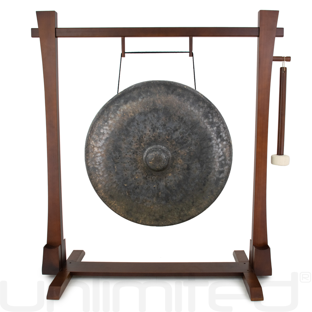 The Great Mother Tesla Gongs on Stands