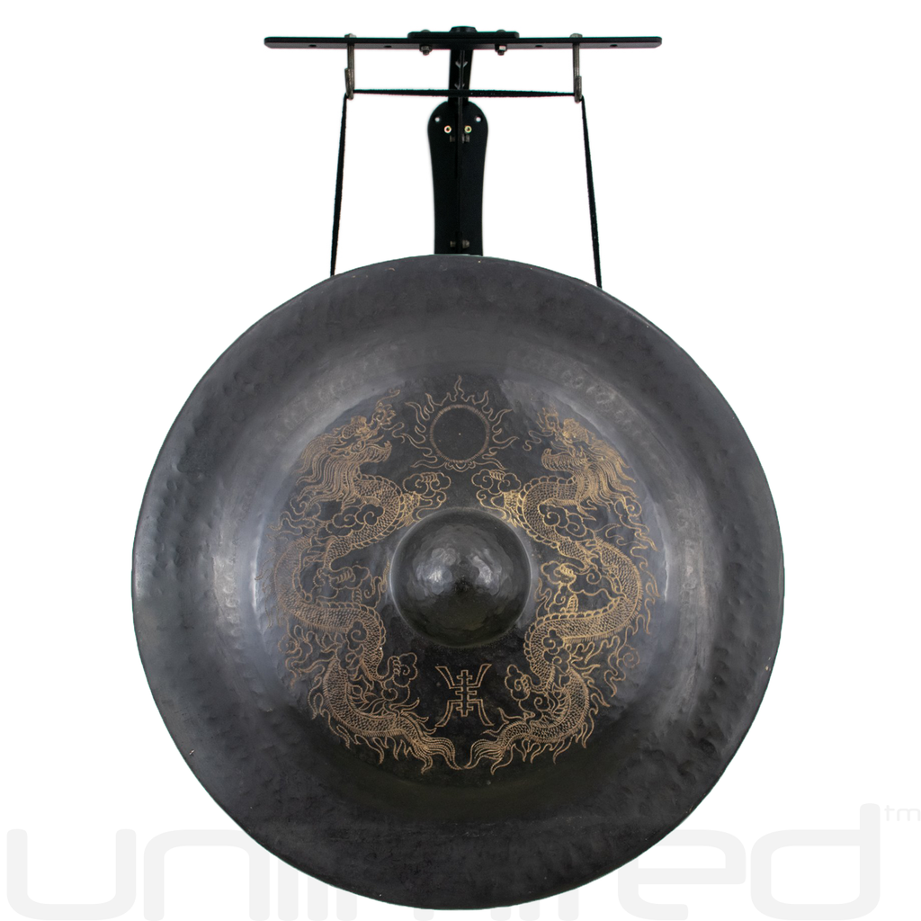 20" to 36" Vietnamese Dragon Gongs on Stands