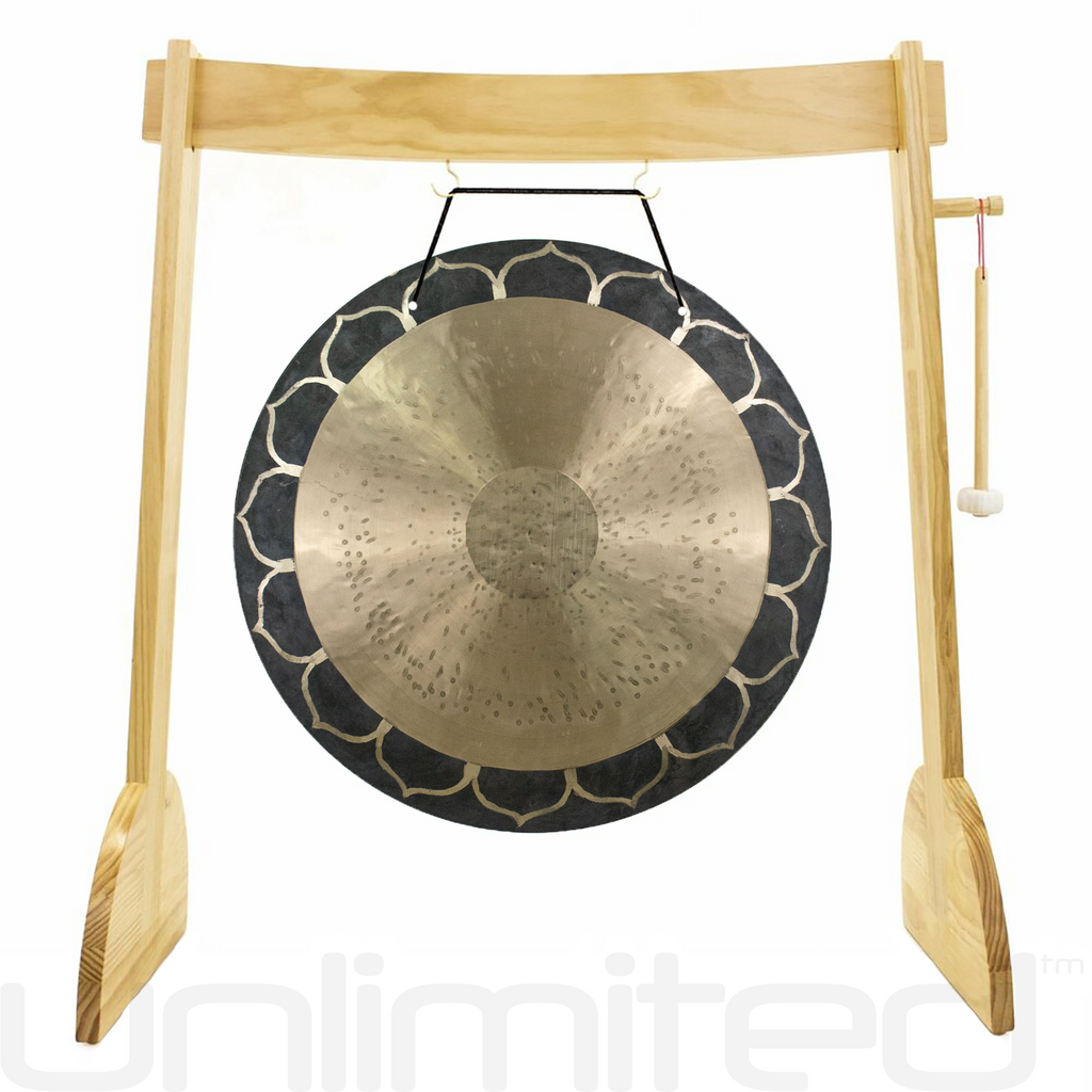 30" to 38" Temple Wind Gongs on Stands