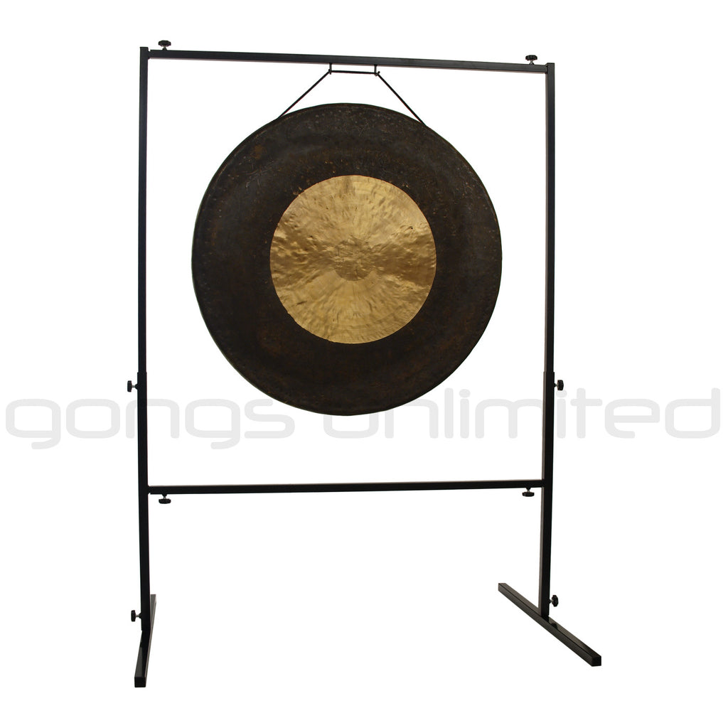 32" to 36" Gongs on the Rambo Rimbaud Gong Stand - Gongs Unlimited