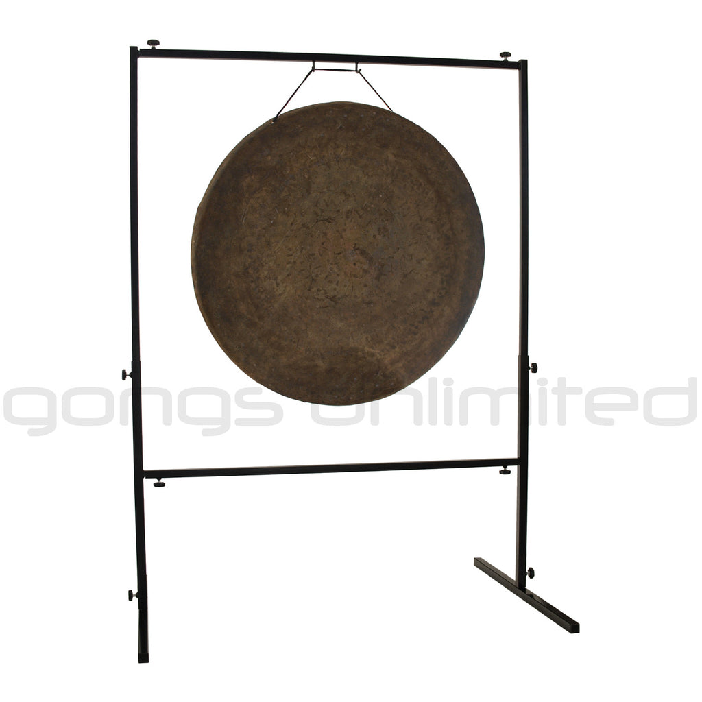 32" to 36" Gongs on the Rambo Rimbaud Gong Stand - Gongs Unlimited