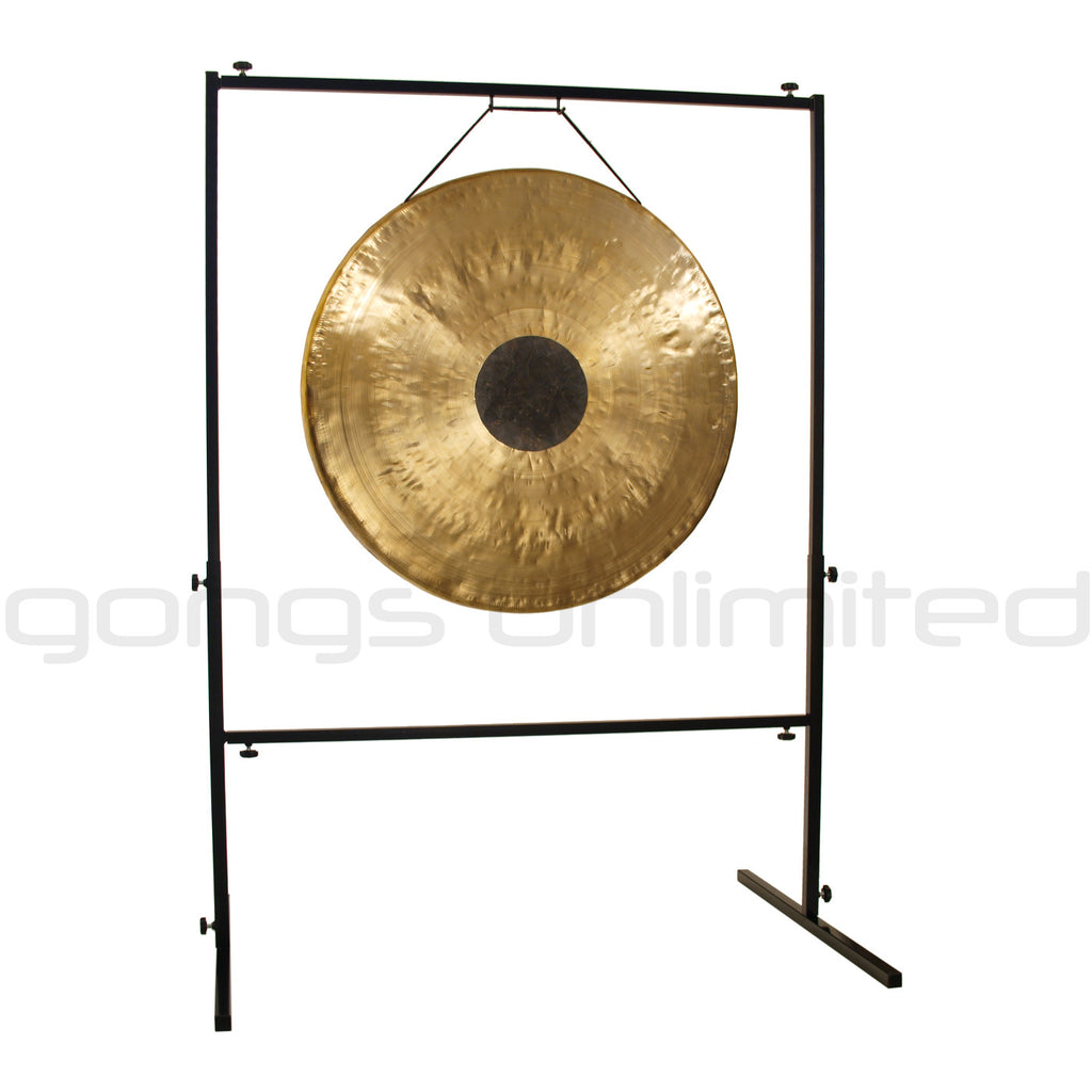 32" to 36" Gongs on the Rambo Rimbaud Gong Stand - Gongs Unlimited