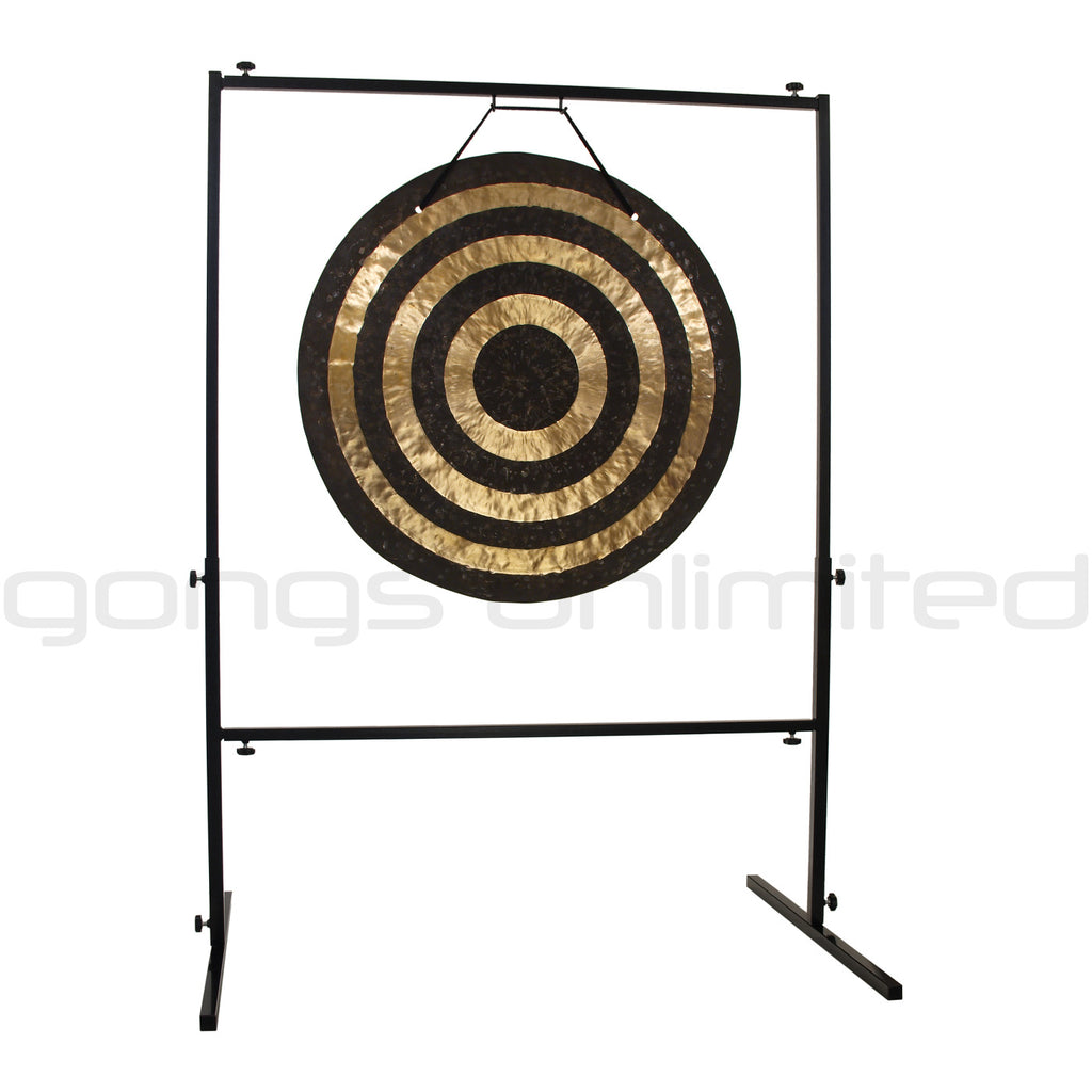32" to 36" Gongs on the Rambo Rimbaud Gong Stand - Gongs Unlimited