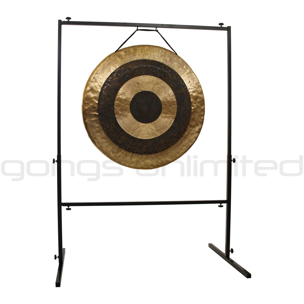 32" to 36" Gongs on the Rambo Rimbaud Gong Stand - Gongs Unlimited