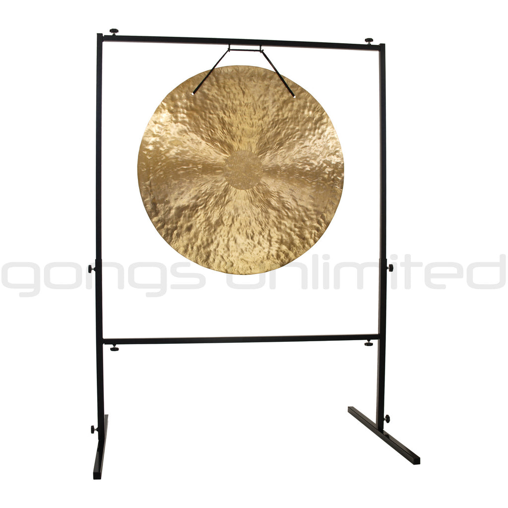 32" to 36" Gongs on the Rambo Rimbaud Gong Stand - Gongs Unlimited