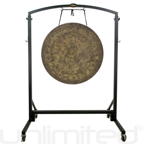 32" to 34" Gongs on the Zildjian Heavy Duty Gong Stand