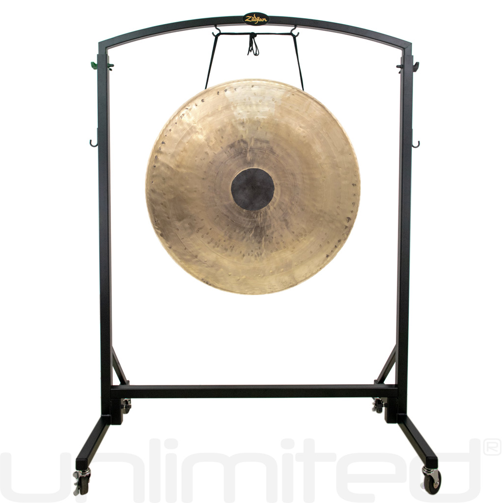 32" to 34" Gongs on the Zildjian Heavy Duty Gong Stand