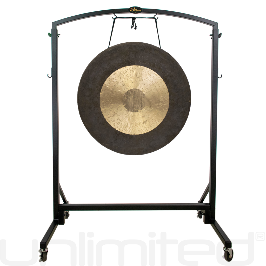 32" to 34" Gongs on the Zildjian Heavy Duty Gong Stand