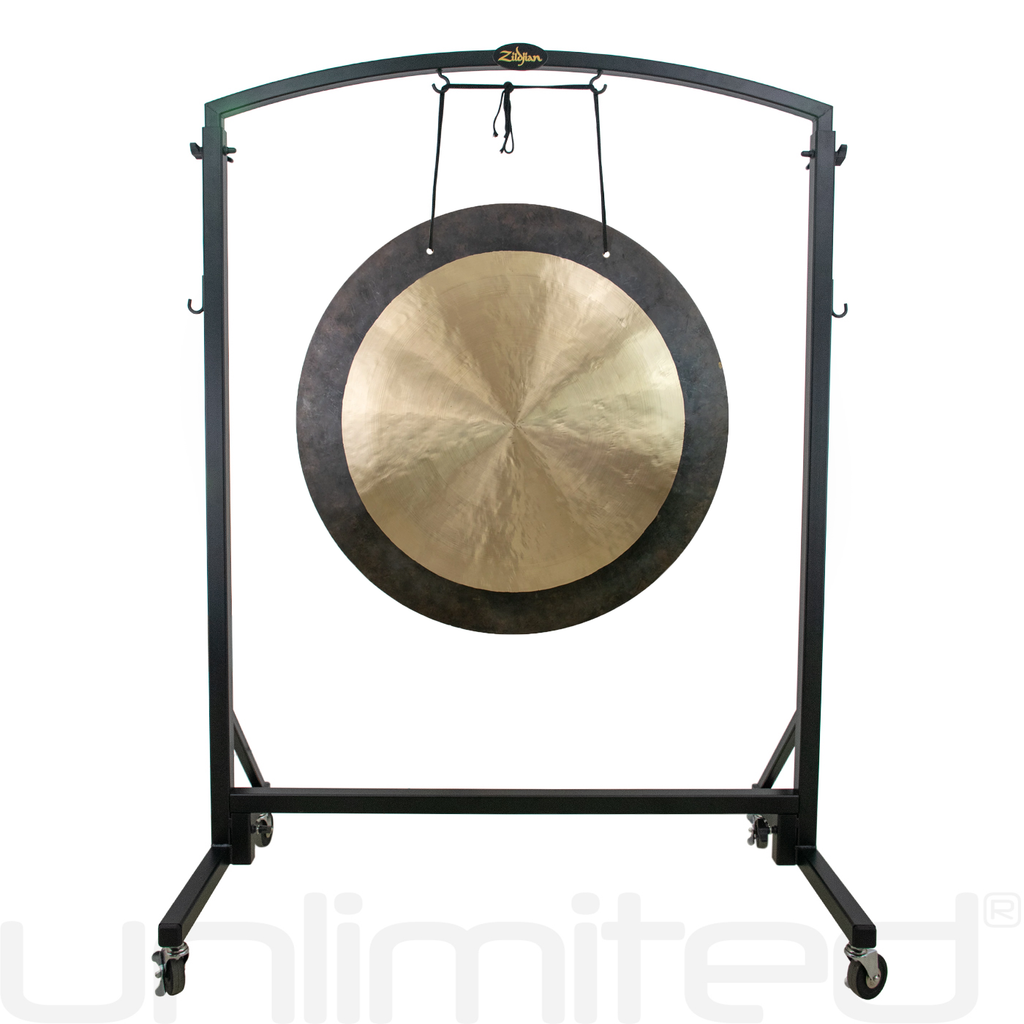 32" to 34" Gongs on the Zildjian Heavy Duty Gong Stand
