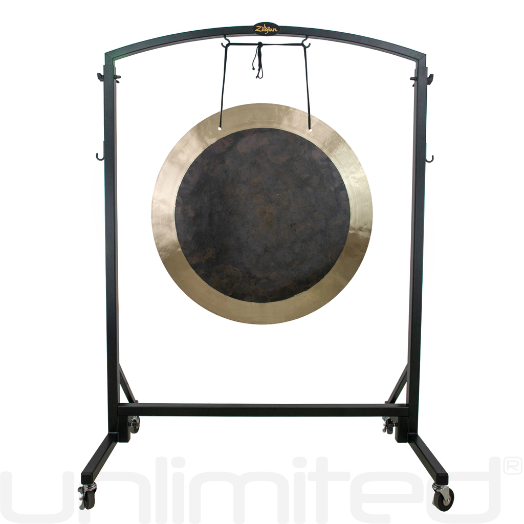 32" to 34" Gongs on the Zildjian Heavy Duty Gong Stand