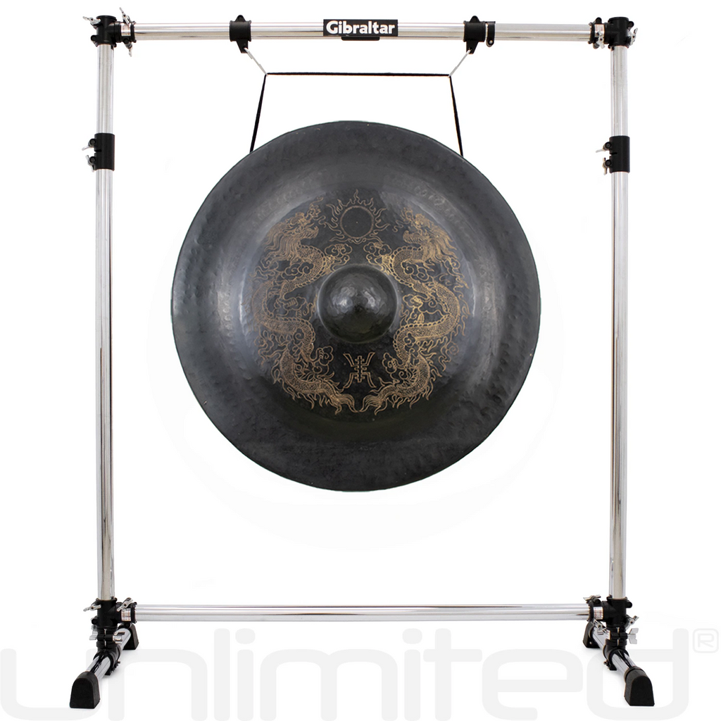 20" to 36" Vietnamese Dragon Gongs on Stands