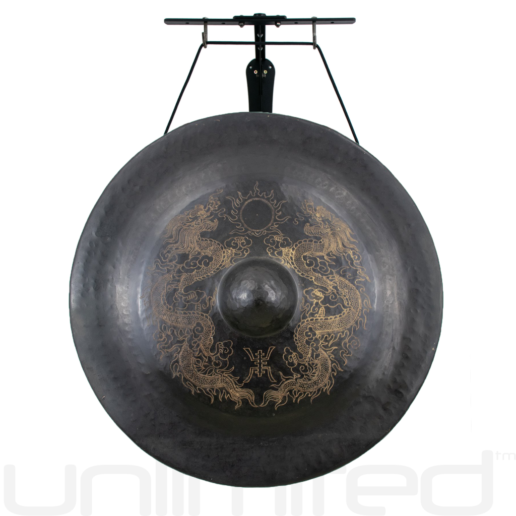 20" to 36" Vietnamese Dragon Gongs on Stands