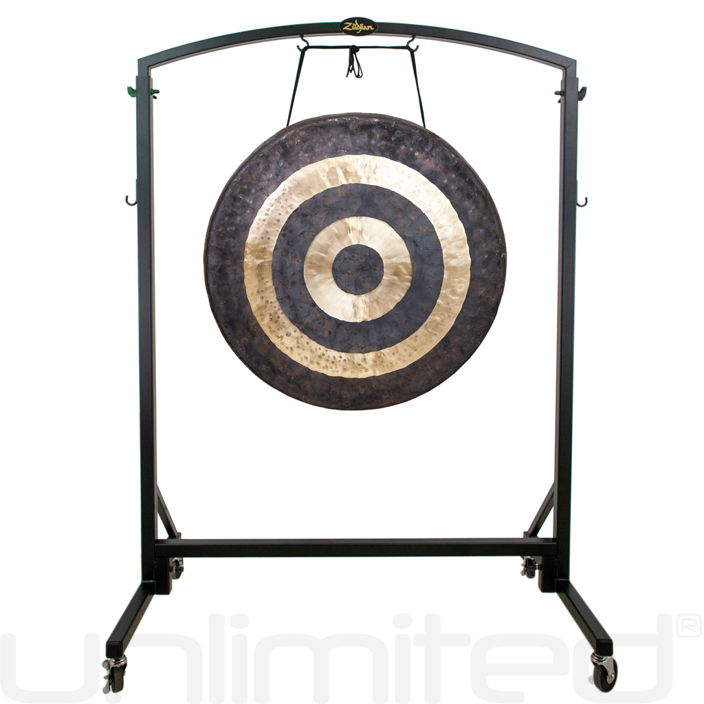 32" to 34" Gongs on the Zildjian Heavy Duty Gong Stand