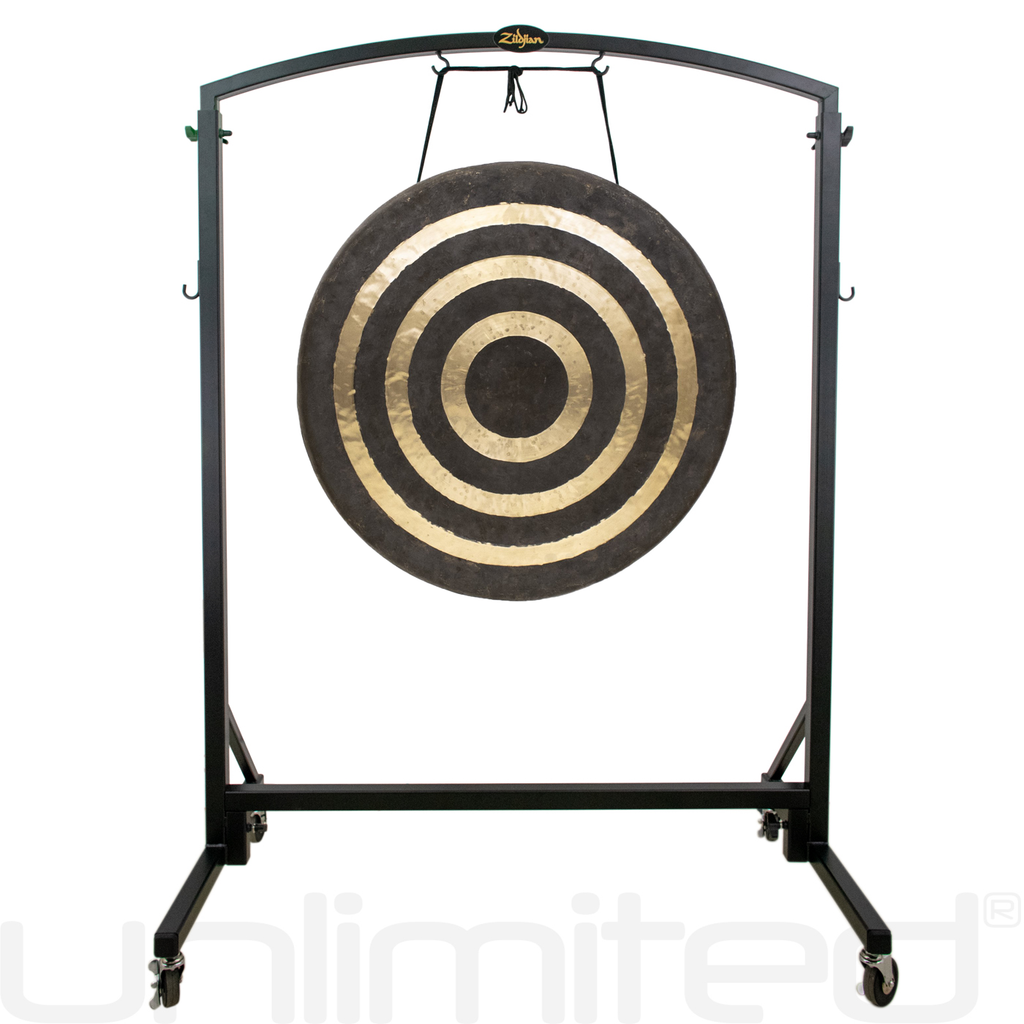 32" to 34" Gongs on the Zildjian Heavy Duty Gong Stand