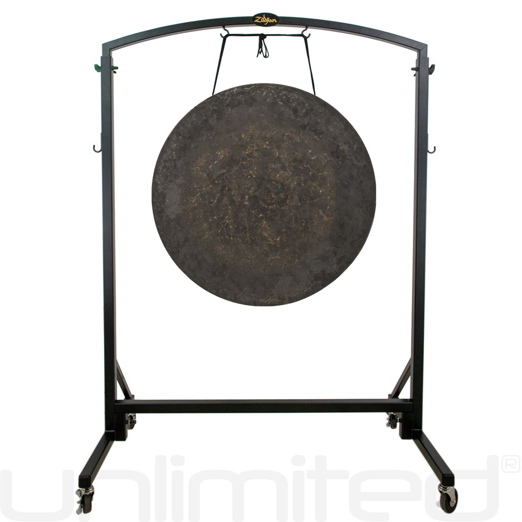 32" to 34" Gongs on the Zildjian Heavy Duty Gong Stand