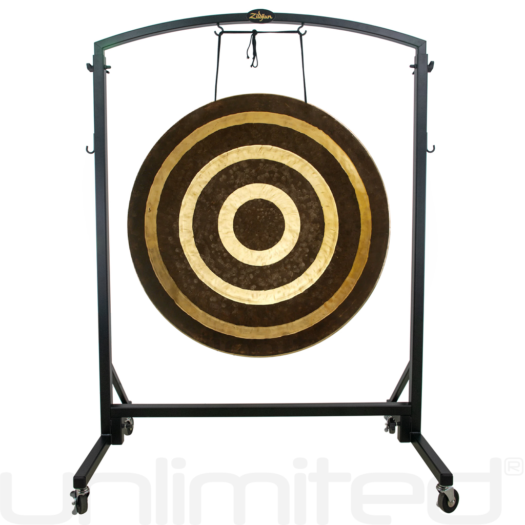 32" to 34" Gongs on the Zildjian Heavy Duty Gong Stand