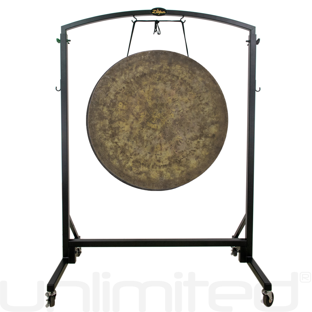 32" to 34" Gongs on the Zildjian Heavy Duty Gong Stand
