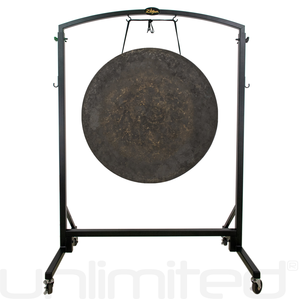 32" to 34" Gongs on the Zildjian Heavy Duty Gong Stand