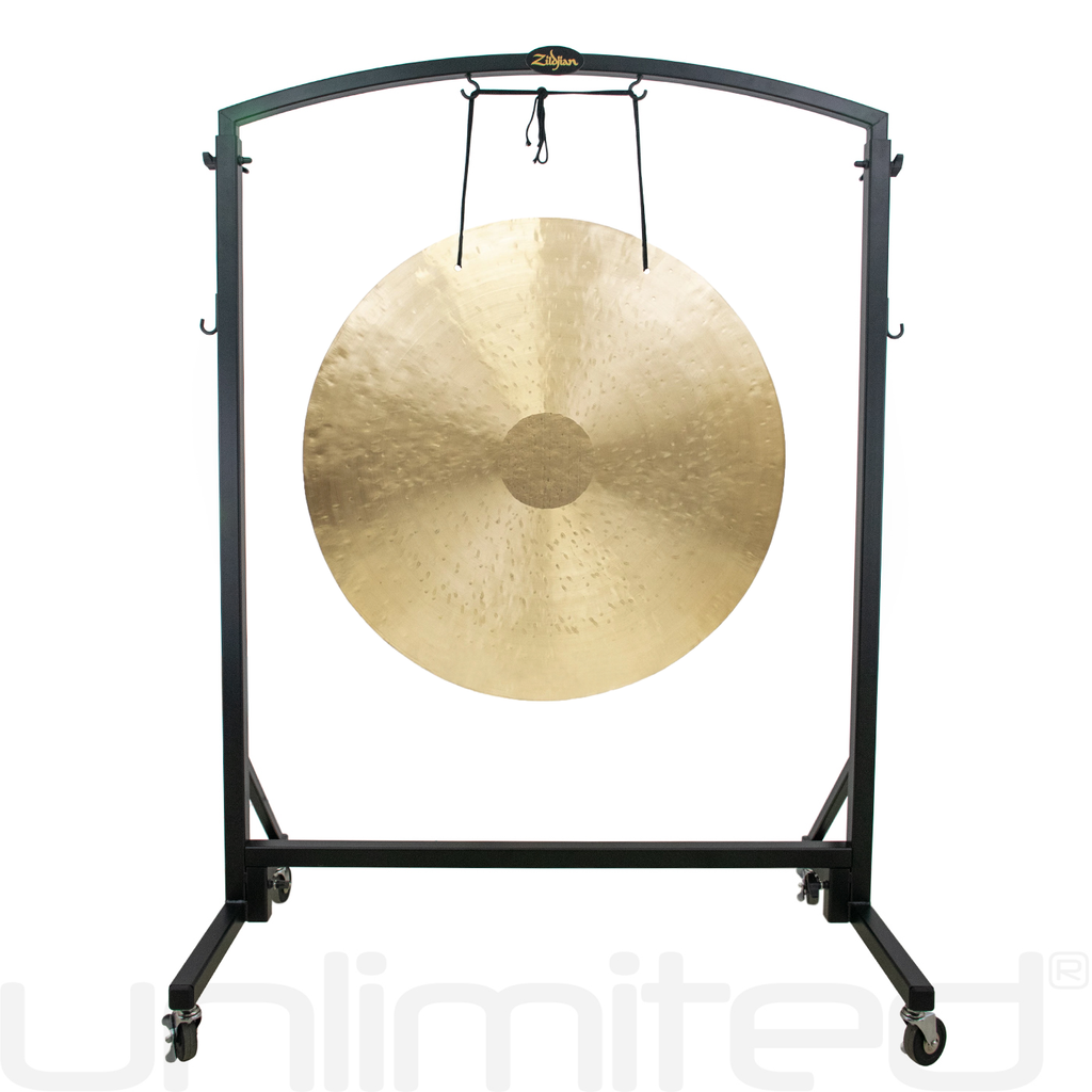 32" to 34" Gongs on the Zildjian Heavy Duty Gong Stand