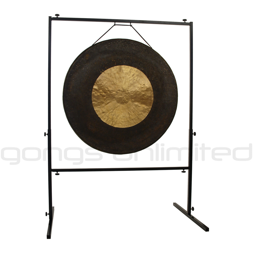 32" to 36" Gongs on the Rambo Rimbaud Gong Stand - Gongs Unlimited