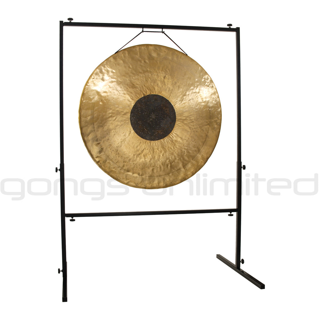 32" to 36" Gongs on the Rambo Rimbaud Gong Stand - Gongs Unlimited