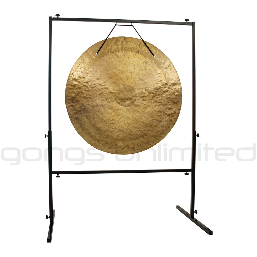 32" to 36" Gongs on the Rambo Rimbaud Gong Stand - Gongs Unlimited