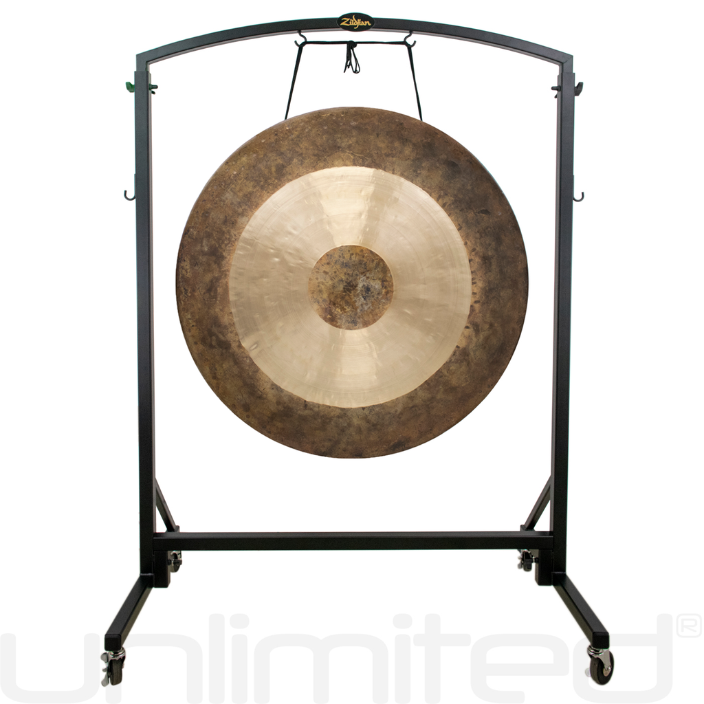 36" to 38" Gongs on the Zildjian Heavy Duty Gong Stand