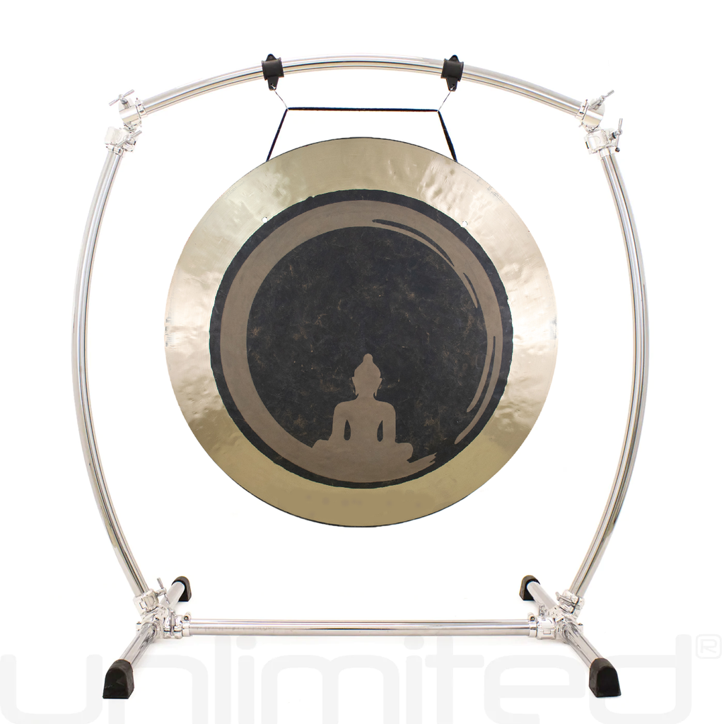 38" Buddha Wave Gongs on Stands
