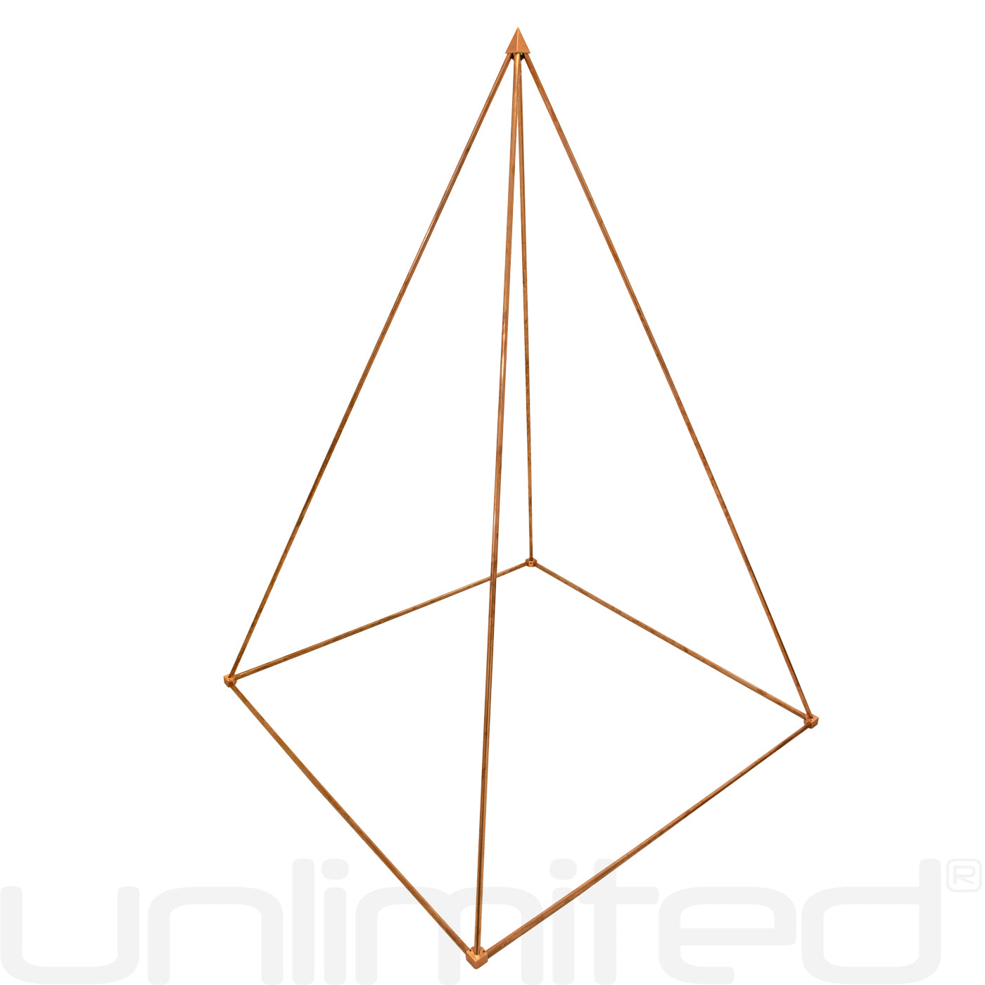 100% Solid Copper Pyramid 6 in Giza Shaped for Meditation, Body