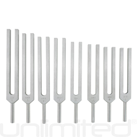 Biosonics Set of 8 Solar Harmonic Spectrum Tuning Forks