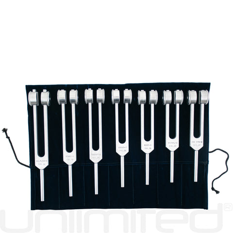 Luminanti Chakra Tuning Fork Set (Weighted)