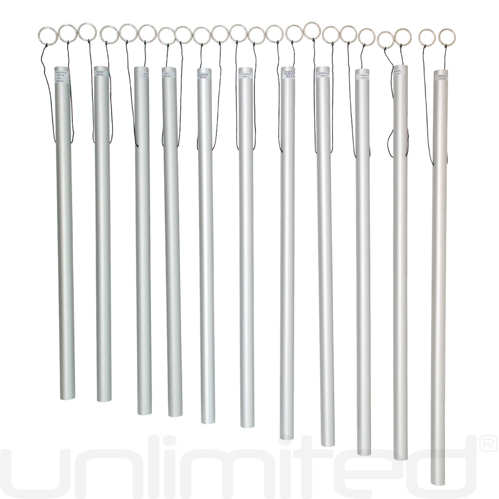 Set of 11 Mineral Nutrient Tuned Healing Chimes